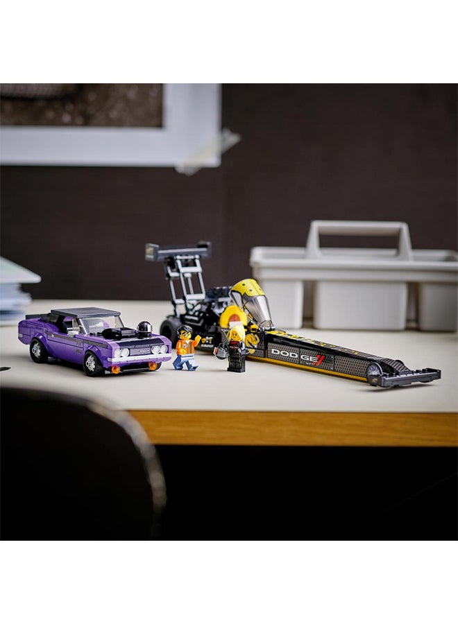 ليغو - 76904 أبطال السرعة موبار دودج // SRT Top Fuel Dragster و 1970 دودج تشالنجر T / A 8+ سنوات 76904 أكبر من 8 سنوات - Image 1