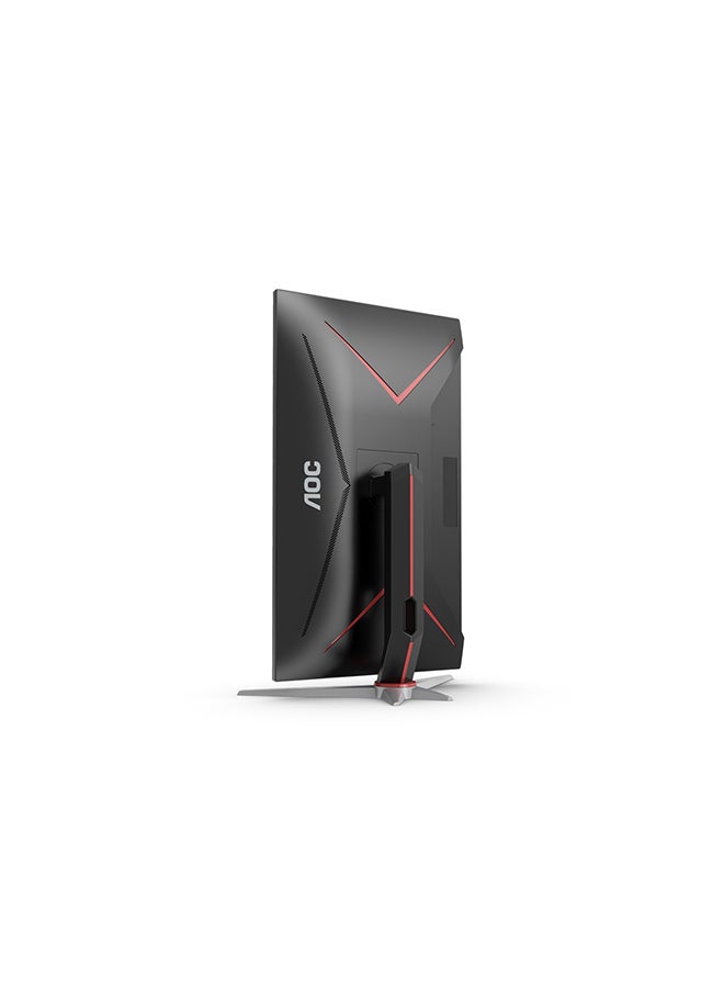 AOC - U28G2X/D 28-Inch (IPS LCD) 4K Gaming Monitor, 3840 × 2160 (UHD), 144Hz, 1ms, VESA Certified DisplayHDR 400, HDMI 2.1 × 2, DisplayPort 1.4 × 2, FreeSync Premium tear-free immersion Black & Red - Image 1