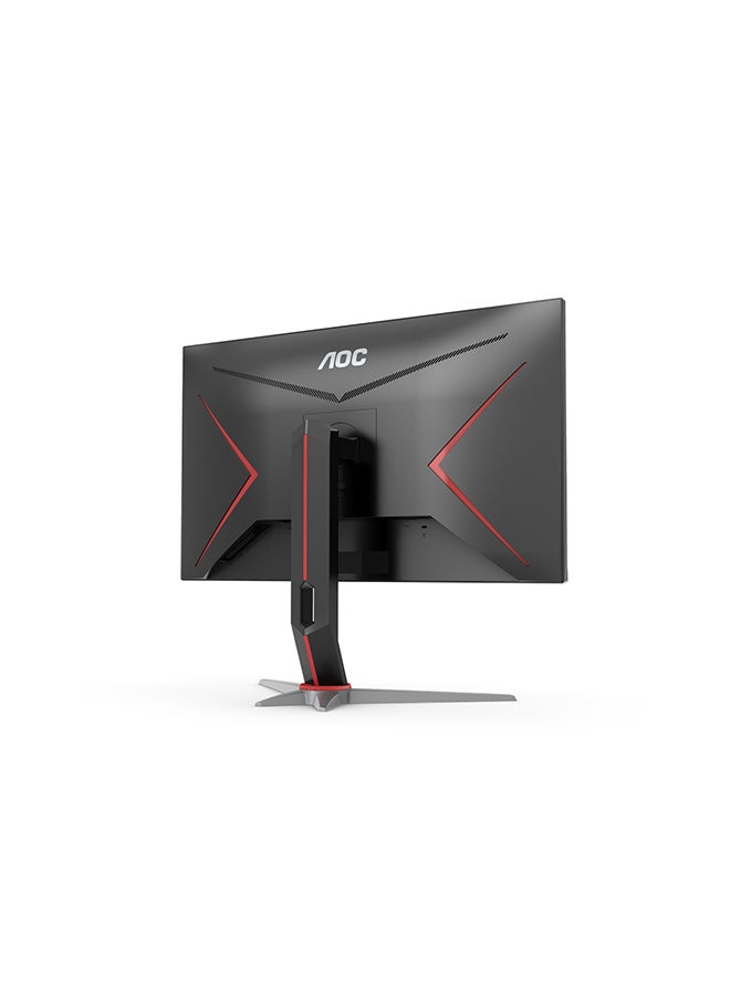 AOC - U28G2X/D 28-Inch (IPS LCD) 4K Gaming Monitor, 3840 × 2160 (UHD), 144Hz, 1ms, VESA Certified DisplayHDR 400, HDMI 2.1 × 2, DisplayPort 1.4 × 2, FreeSync Premium tear-free immersion Black & Red - Image 1