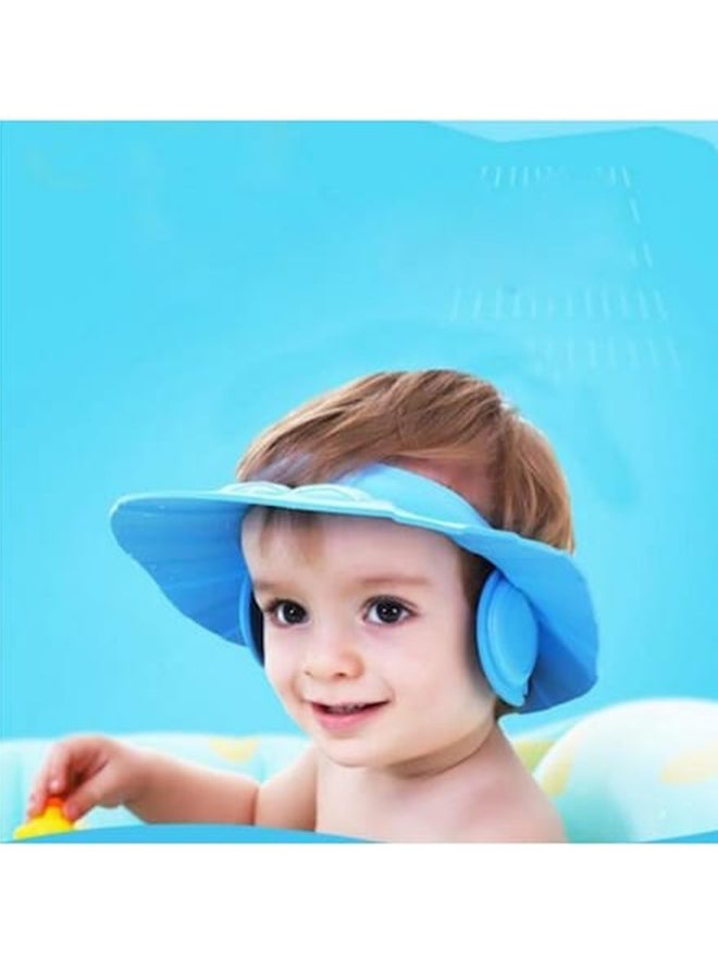 قبعة استحمام بلون أزرق - Image 2