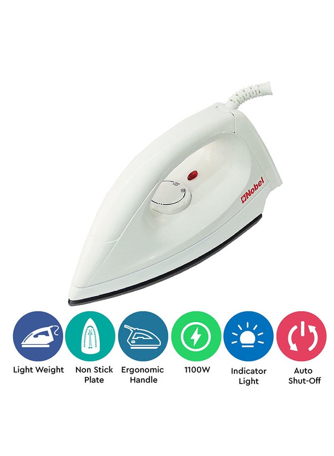 Non Stick Soleplate Iron NDI333 1100.0 W NDI-333 White