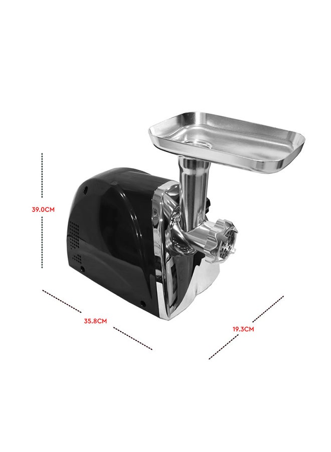 Nobel Meat Grinder White 1800W Durable Gear Box Reverse 1200.0 W NMG205 Black  - Image 3