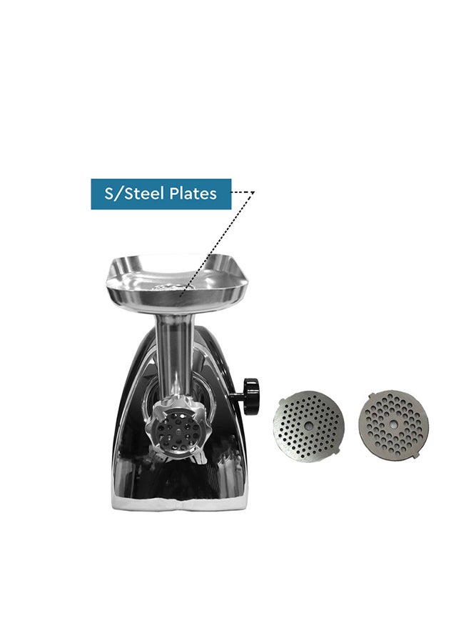 Nobel Meat Grinder White 1800W Durable Gear Box Reverse 1200.0 W NMG205 Black  - Image 4
