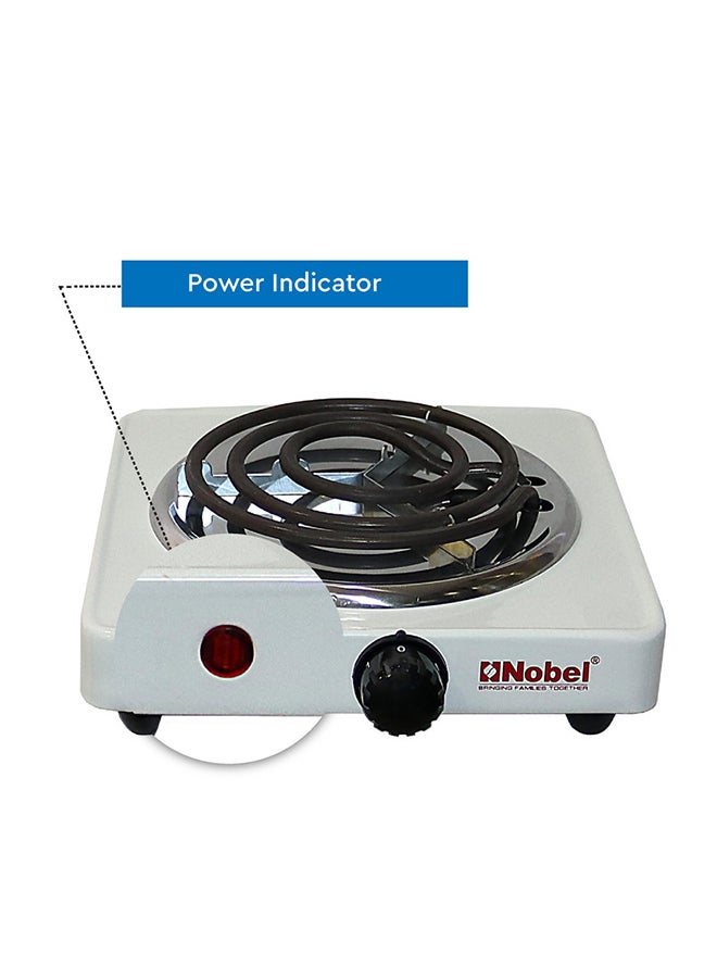 نوبل طبق تسخين لولبي بقدرة 1000 وات طراز NHPS001 1500.0 W NHPS001 فضي - Image 5