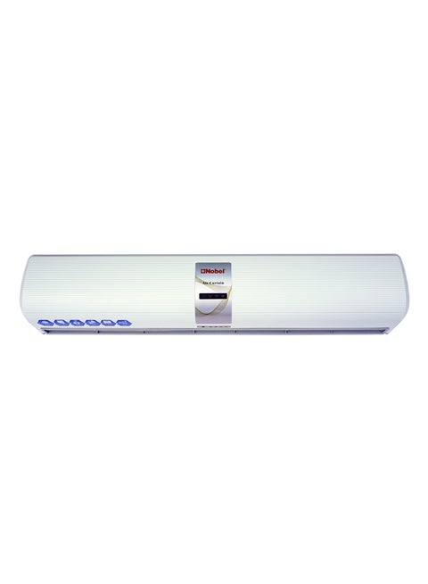 Air Curtain, High Efficiency Motor, 3 Speeds, Door Sensor, Quiet Centrifugal Turbine Fan - Powerful Air Volume, 16 m/s Air Speed, 220-240V~, 50Hz, Energy Efficient Commercial Grade 250 W NAC1220 White