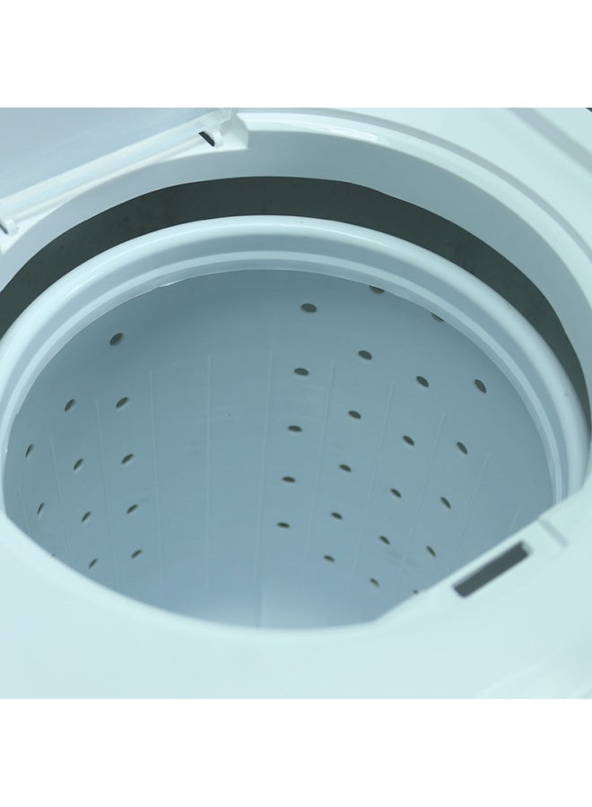 Nobel - 12/6 kg Twin Tub Semi-Automatic Washing Machine with 12 KG washwe and 6 KG spin capacity, Air-Dry Function, Ripple Pulsator, Bubble Maker, 500W Wash Power, 200W Spin Motor, Double Layer Tub 500 W NWM1301 White - Image 1