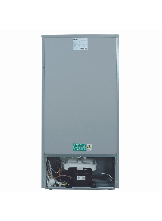 Nobel - 180 L Gross / 150 L Net, Single Door Refrigerator, Defrost, R600a Refrigerant, Temperature Control, Inside Light, Inside Evaporator and Condenser, Lock & Key, 3 Star Esma, CFC Free 312 kW NR180SSN Silver - Image 1