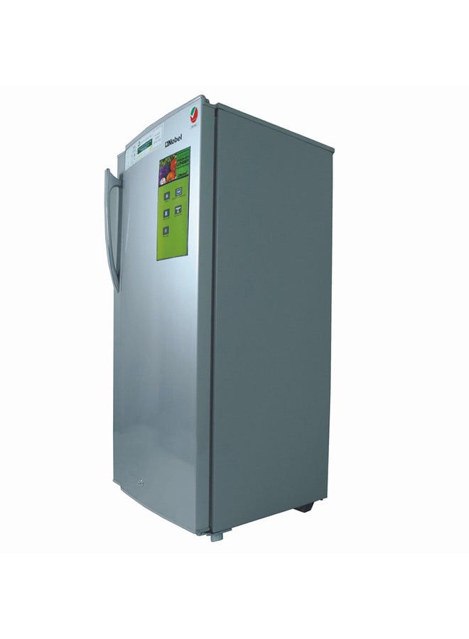 Nobel - 180 L Gross / 150 L Net, Single Door Refrigerator, Defrost, R600a Refrigerant, Temperature Control, Inside Light, Inside Evaporator and Condenser, Lock & Key, 3 Star Esma, CFC Free 312 kW NR180SSN Silver - Image 1