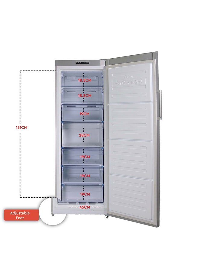 Nobel - Upright Freezer 290 L 335 W NUF377NFS Silver - Image 1