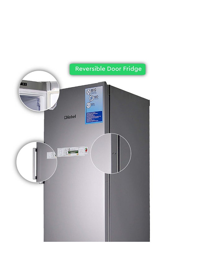 Nobel - Upright Freezer 290 L 335 W NUF377NFS Silver - Image 1