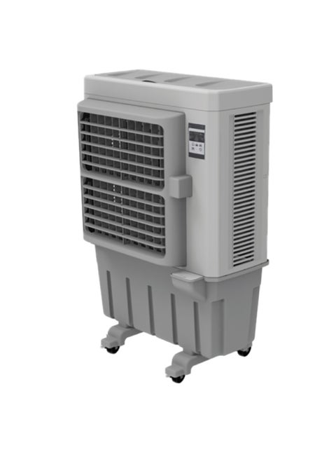 Air Cooler, 10L/Hr Water Consumption, BS Plug, 220V~/50Hz, 200W Rated Power, Copper Motor - 100L Water Tank, Remote Control - 18000m³/hr Airflow Rate, High Capacity Cooling Solution 100 L NAC1000R Grey