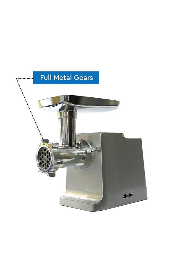 Nobel Meat Grinder 2100 W NMG3000 Silver  - Image 5