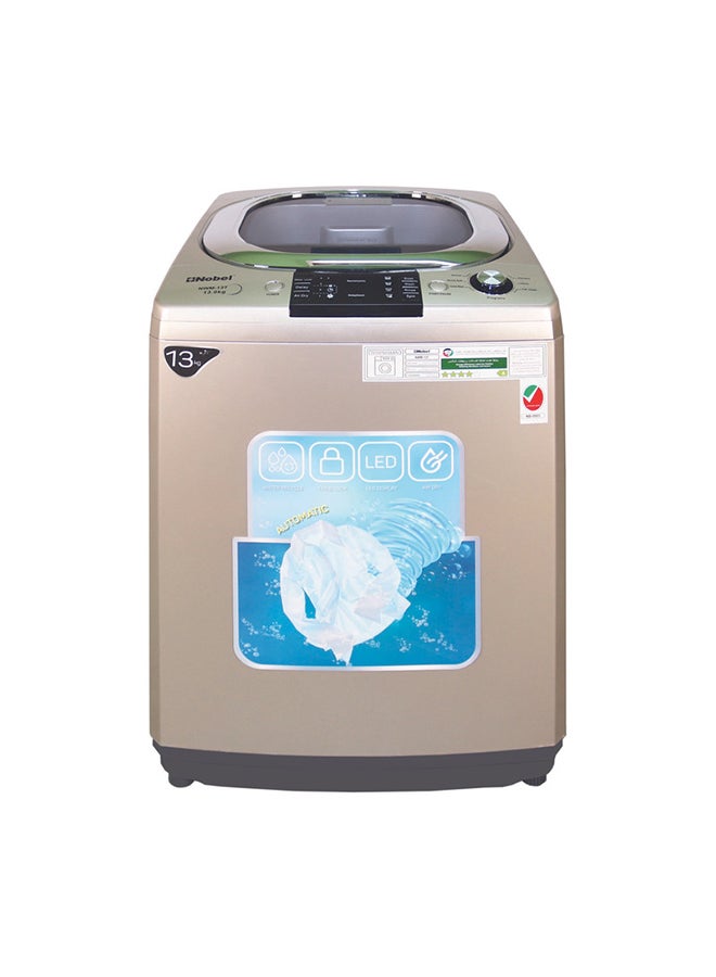 نوبل غسالة أوتوماتيكية بالكامل بفتحة من الأعلى 13 kg NWM13T ذهبي - Image 1