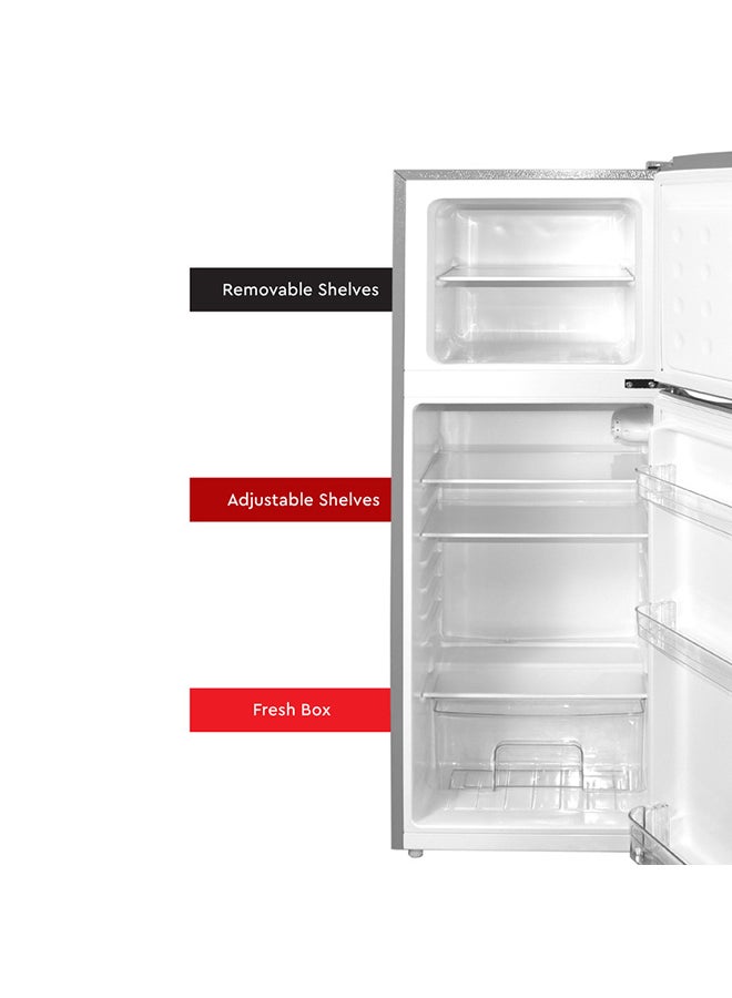 نوبل ثلاجة بباب مزدوج ومجمد علوي بإزالة للصقيع NR185RS إينوكس - Image 5