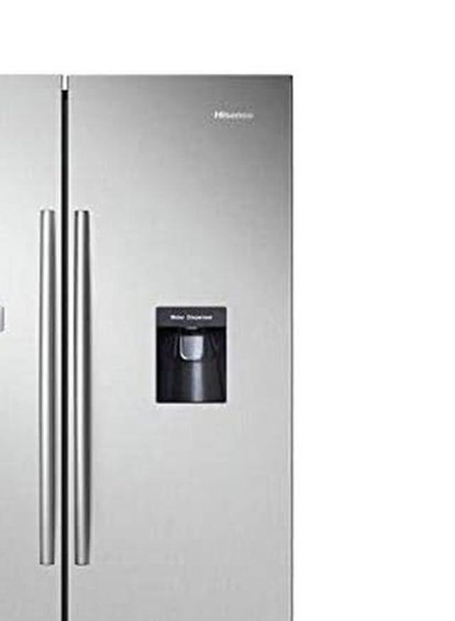 هايسنس - ثلاجة ببابين 240 W RS741N4WSU فضي - Image 1