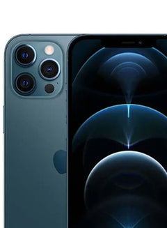 أبل هاتف iPhone 12 Pro Max مع تطبيق Facetime وسعة 256 جيجابايت باللون الأزرق الهادئ وتقنية 5G - إصدار عالمي  - Image 5