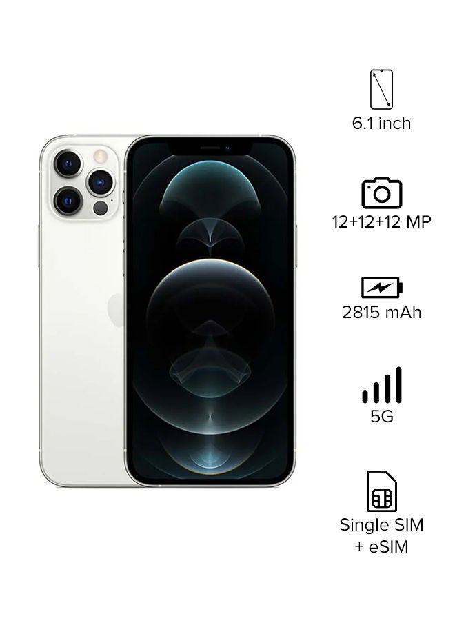 Apple - iPhone 12 Pro With FaceTime 256GB Silver 5G - International Version - Image 1