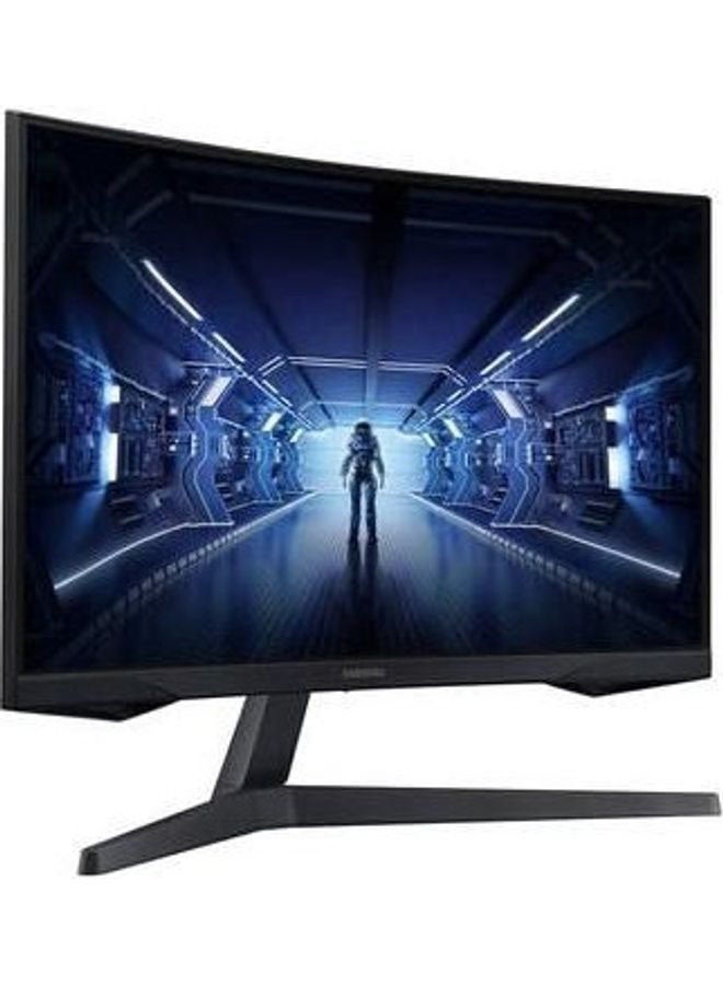 Samsung - 27 Inch Odyssey G5 Gaming Monitor With 1000R Curved Screen 144Hz FreeSync Premium QHD Black - Image 1