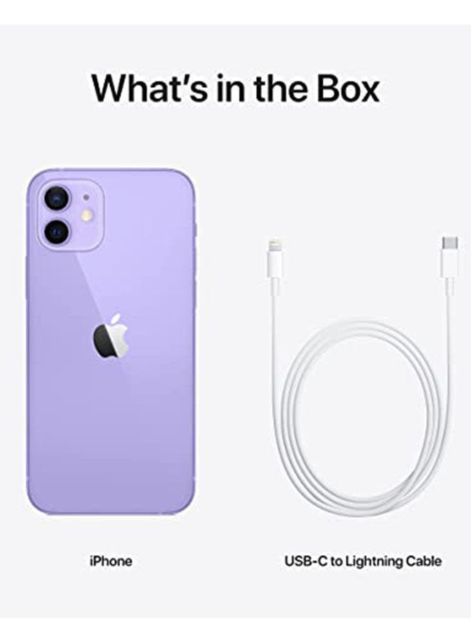 iPhone 12 with Facetime 64GB Purple 5G - International Specs