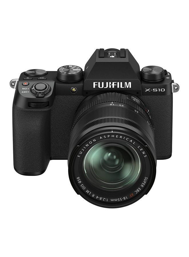 FUJIFILM X-S10 Mirrorless Digital Camera XF18-55mm Lens Kit - Black - Image 2