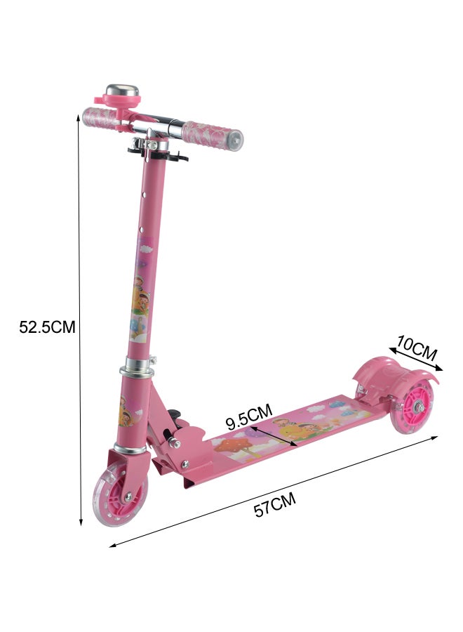 XIANGYU Top Quality Children's Foldable Popular Design Kick Scooter Pink 57x10x52.5cm - Image 3