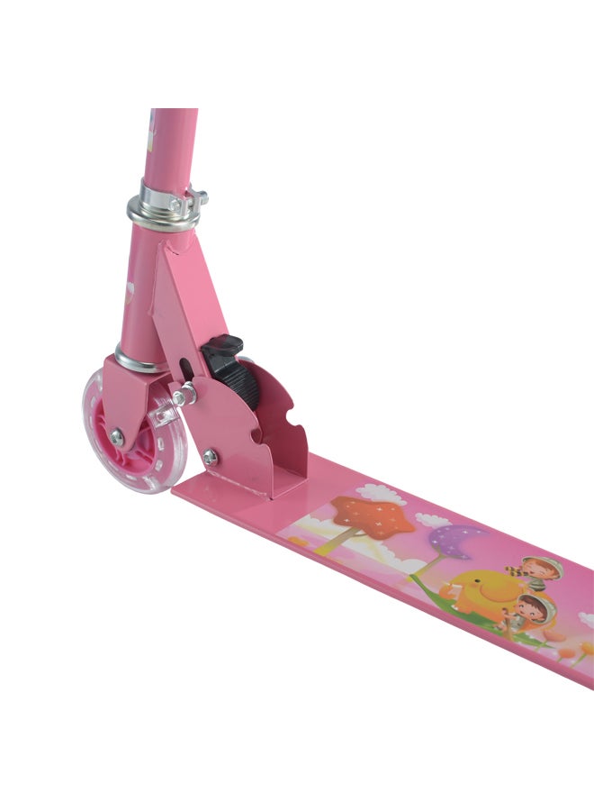 XIANGYU Top Quality Children's Foldable Popular Design Kick Scooter Pink 57x10x52.5cm - Image 4