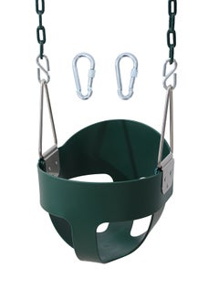 XIANGYU High Back Full Bucket Baby Swing Seat Complete Set Green Color  - Image 1