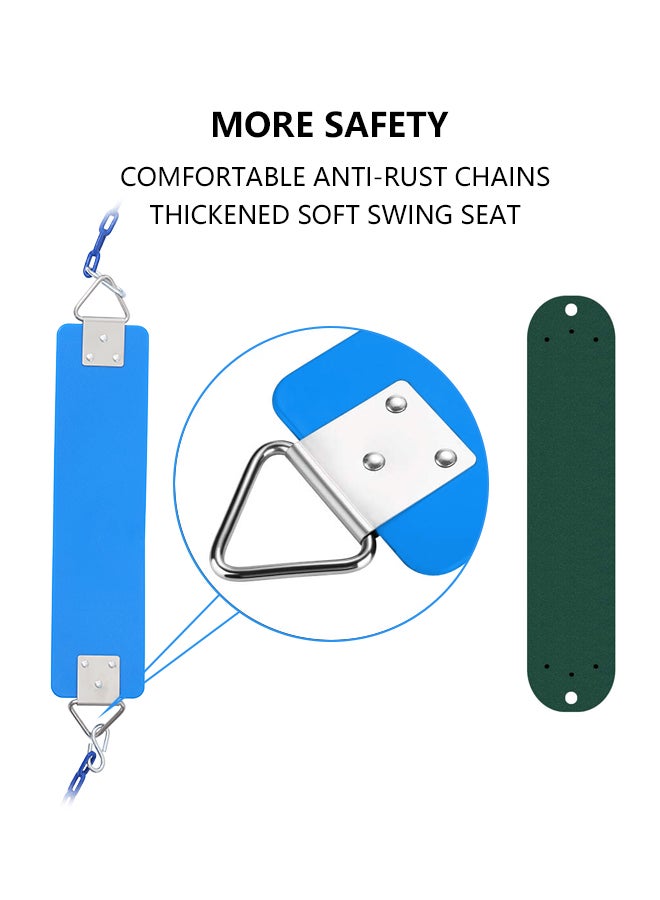 XIANGYU Swing Seat With Plastic Coated Chains Belt For Kids And Adult 61x15x150cm  - Image 5