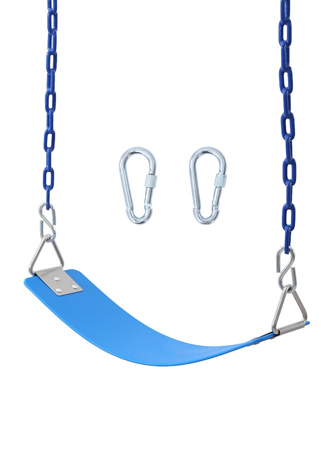 شيانغ يو سلسلة معلقة لمقعد أرجوحة طائر مثيرة للاهتمام مع خطاف للأطفال البالغين في الحديقة الخارجية 61 × 15 × 150 سم 61x15x150سم - Image 1