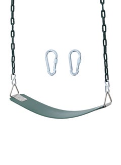 XIANGYU Kids Swing Seat And Plastic Coated Chain With Hook 61x15x150cm  - Image 1