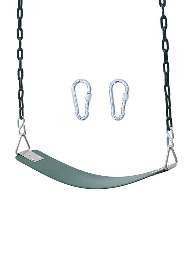 شيانغ يو مقعد أرجوحة للأطفال وسلسلة مغطاة بالبلاستيك مع خطاف - Image 1