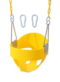 XIANGYU Outdoor High Back Full Bucket Swing Seat Chain Hooks Set For Baby 31x26x186cm  - Image 1