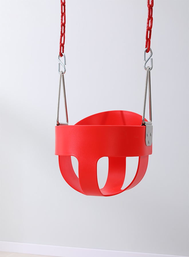 XIANGYU Heavy-Duty High Back Full Bucket Toddler Swing Seat With Coated Chains And Hook 31x26x186cm - Image 4