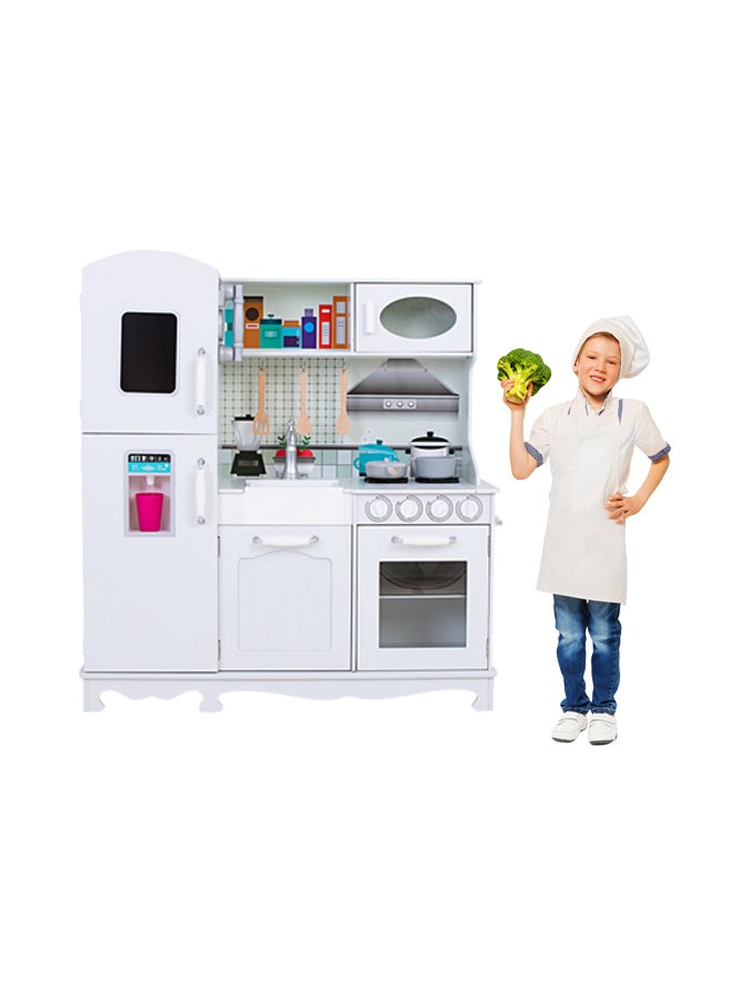 XIANGYU Stylish Modular Kitchen Set And Role Play Wooden Kitchen 95x30x103cm  - Image 3