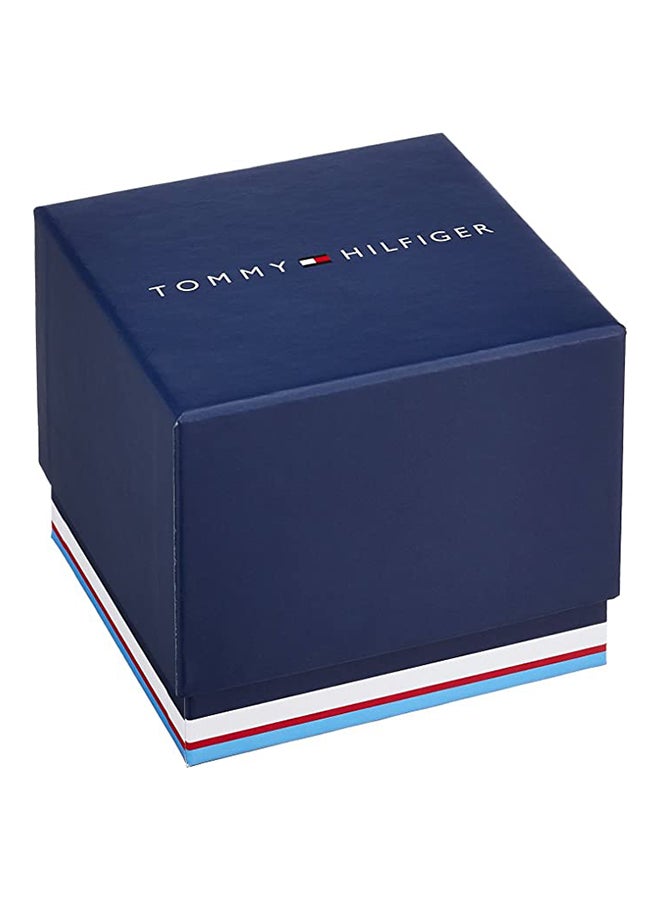 TOMMY HILFIGER - Men's Mason Round Shape Silicone Strap Analog Wrist Watch 45 mm - Blue - 1791791 - Image 1