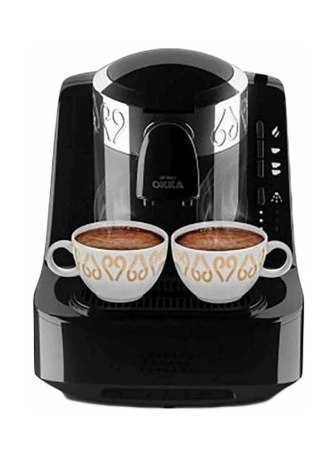 أرزوم - ماكينة صنع القهوة التركية ارزوم من أوكا 0.8 L 710 W ok002 BLACK × SILVER أسود/فضي - Image 1
