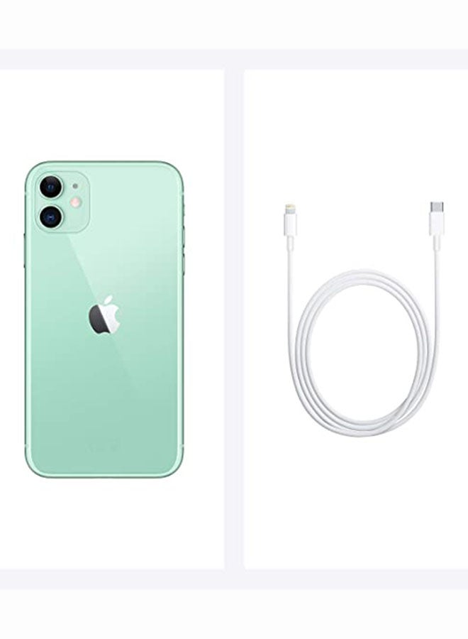 أبل - آيفون 11 مع فيس تايم بلون أخضر وذاكرة 128 جيجابايت ويدعم تقنية 4G LTE - بالمواصفات العالمية - Image 1