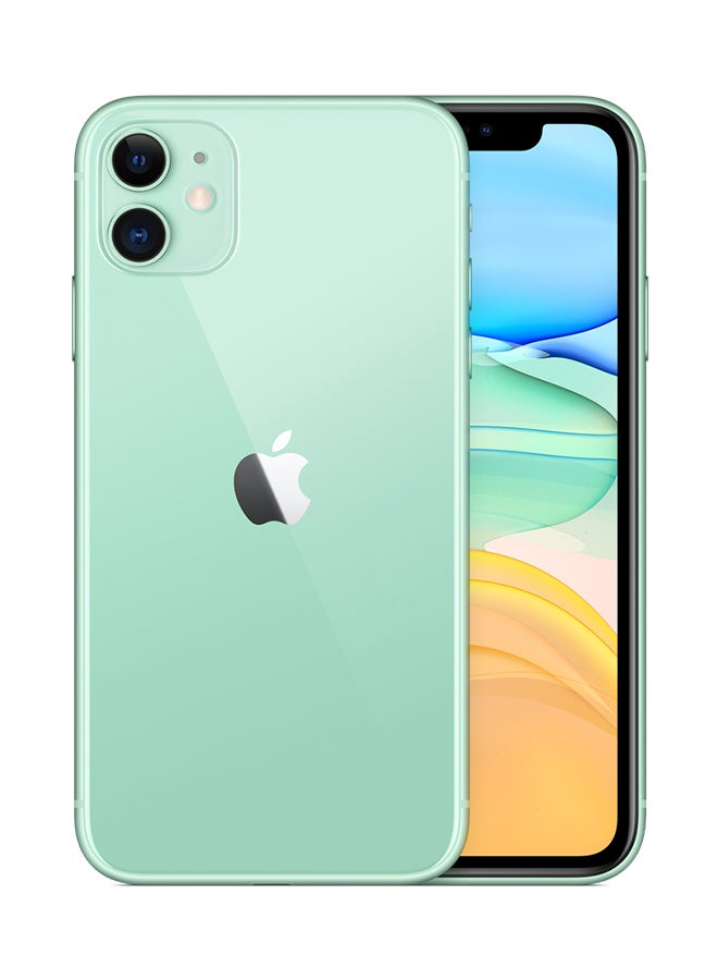 أبل - آيفون 11 مع فيس تايم بلون أخضر وذاكرة 128 جيجابايت ويدعم تقنية 4G LTE - بالمواصفات العالمية - Image 1