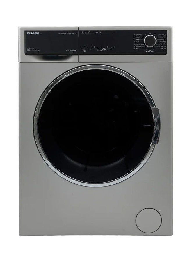 شارب غسالة ملابس أوتوماتيكية بالكامل سعة 8 كجم 480 W ES-FP814CXE-S لون فضي  - Image 1