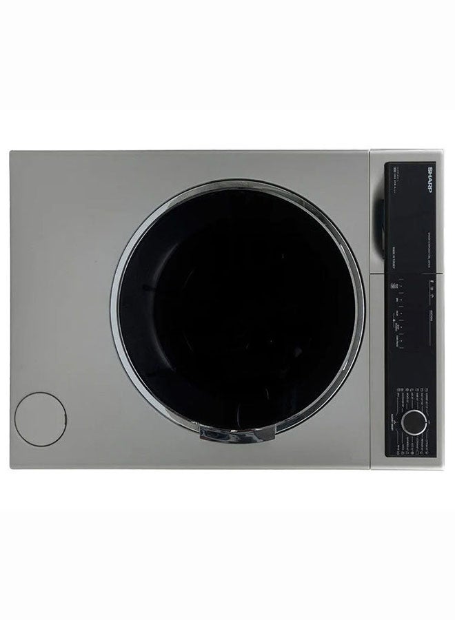 شارب غسالة ملابس أوتوماتيكية بالكامل سعة 8 كجم 480 W ES-FP814CXE-S لون فضي  - Image 2