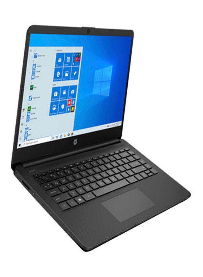 HP - Laptop With 14" HD Antiglare Display, Intel Core i3-1115G4 / 4GB RAM / 128GB SSD / Intel UHD Graphics / English/Arabic Jet Black - Image 1