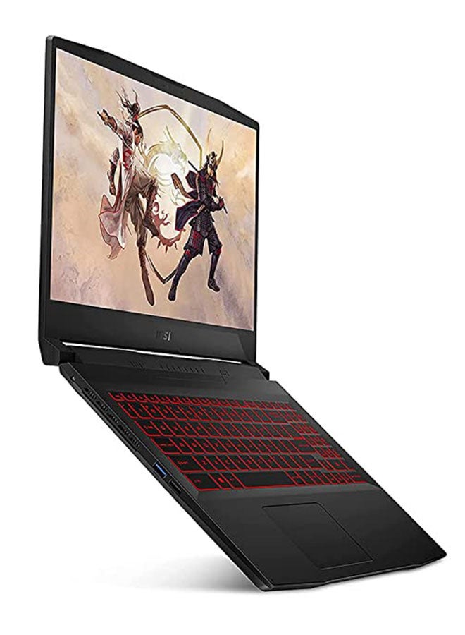 MSI - GF66 Katana Gaming Laptop With 15.6-Inch Full HD+144Hz Full HD Display, Intel Core i7-11800H/16 GB RAM/1 TB SSD/6GB NVIDIA RTX3060 Dedicated GPU/ Windows 10/ English/Arabic Black - Image 1