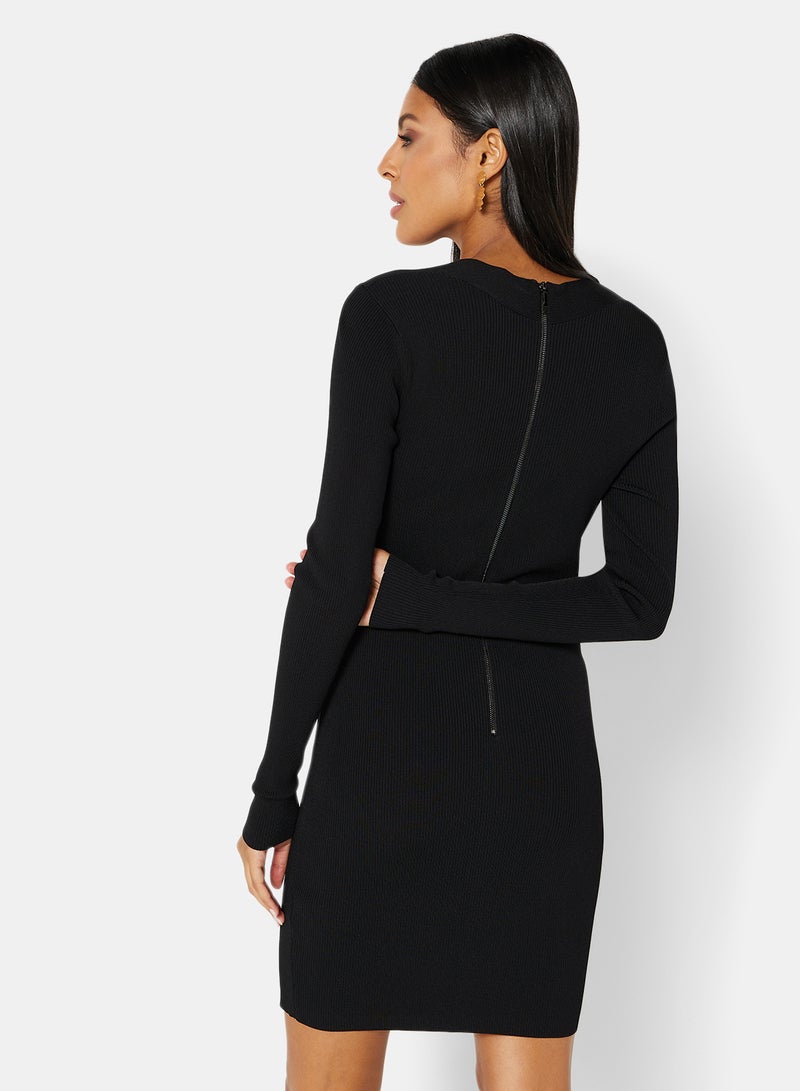 Ted Baker - Sweetheart Neck Mini Dress Black - Image 1