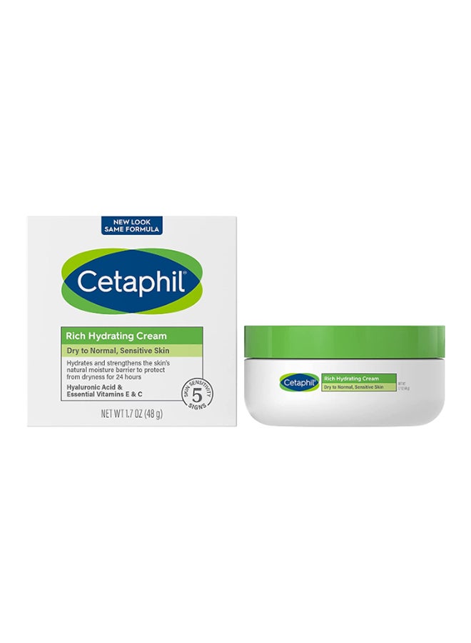 Cetaphil - Rich Hydrating Cream with Hyaluronic Acid 48grams - Image 1