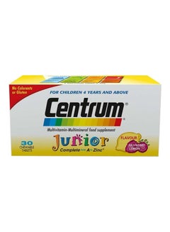 Centrum Junior, 30 Tablets, Multivitamin for Children, Chewable, Tasty Citrus Berry Flavor