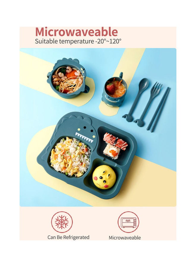 كيدل طقم أدوات مائدة للأطفال بتصميم ديناصور من 6 قطع - Image 2