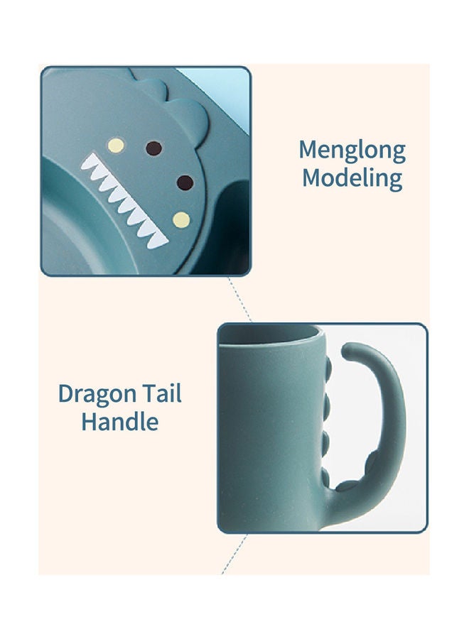 كيدل طقم أدوات مائدة للأطفال بتصميم ديناصور من 6 قطع - Image 4