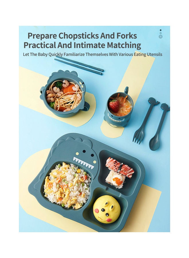 كيدل طقم أدوات مائدة للأطفال بتصميم ديناصور من 6 قطع - Image 5