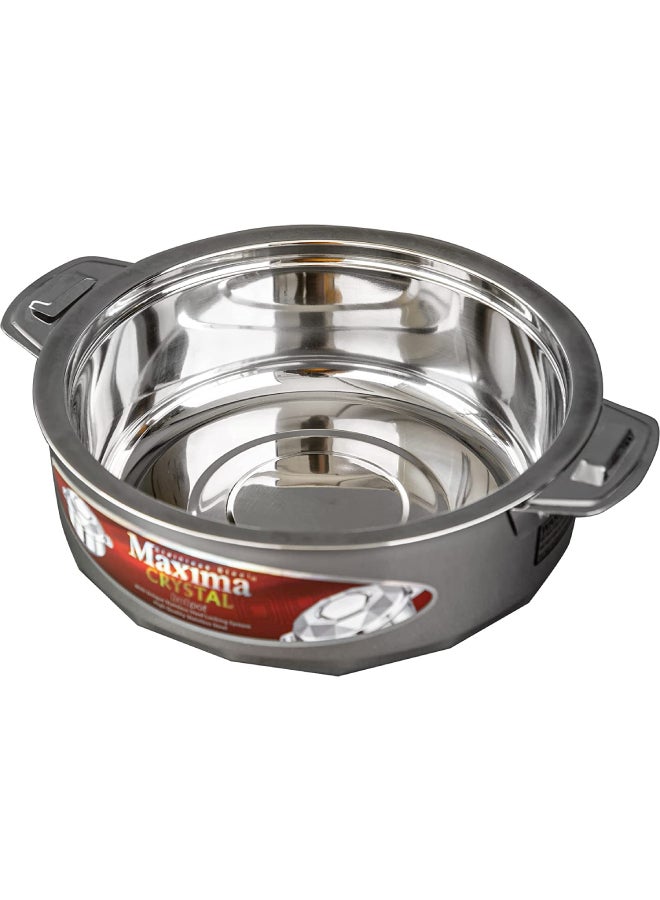 Maxima - 3-Piece Stainless Steel Hot Pot Set Silver 2500ml - Image 1