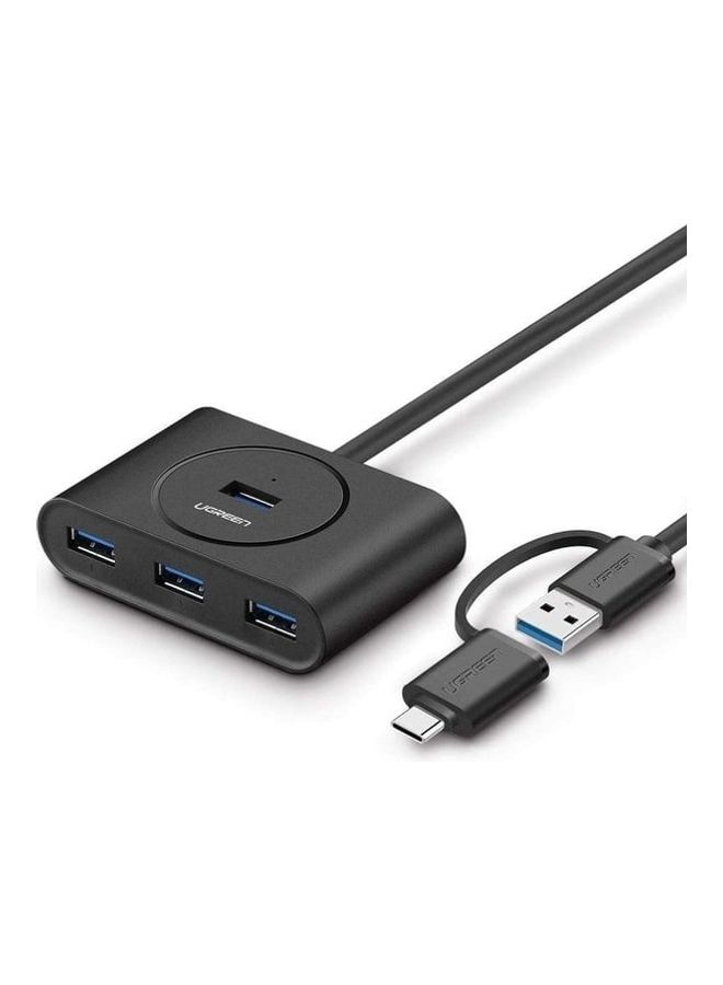 يو جرين موزع USB-C بأربعة منافذ